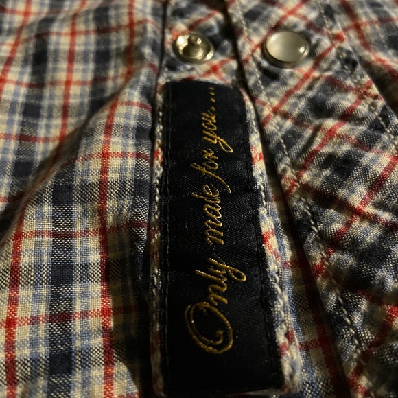 Ring of Fire California Rodeo Flannel Button Down - Picture 3 of 8